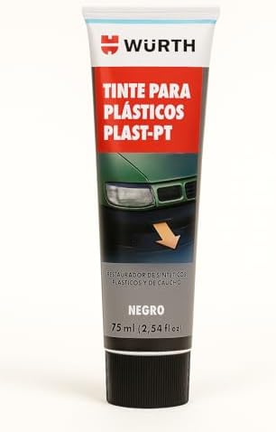  WURTH Tinte Restaurador para Plásticos PLAST-PT – Renovador de Paragolpes – Acabado Profesional – (gris)
| WURTH Tinte 