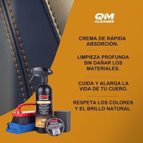  Cuidado y limpieza de cuero QM Cleaner Kit Leather
| Limpieza e hidratación Cuero QM Cleaner Kit Leather
| Cuidado de s