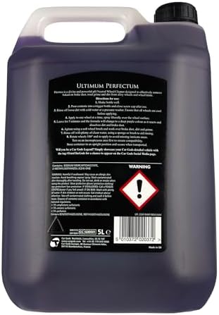  Car Gods Limpiador de Llantas de Aleación que Cambia de Color y Sin Ácido para Limpiado de Frenos, Paquete de Recarga d