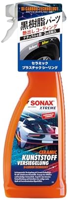 SONAX Xtreme Ceramic Plastic Sellador (750 ml) | Cuida Plásticos, Intensa Renovación de Color y Defensa de la Pintura | 