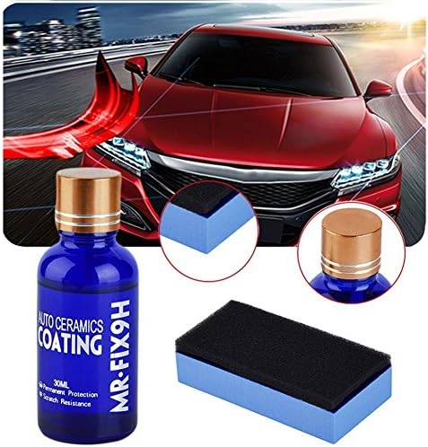  Malcam - Kit de revestimiento cerámico brillante para coche, protección antiarañazos, tratamiento de pintura exterior, 