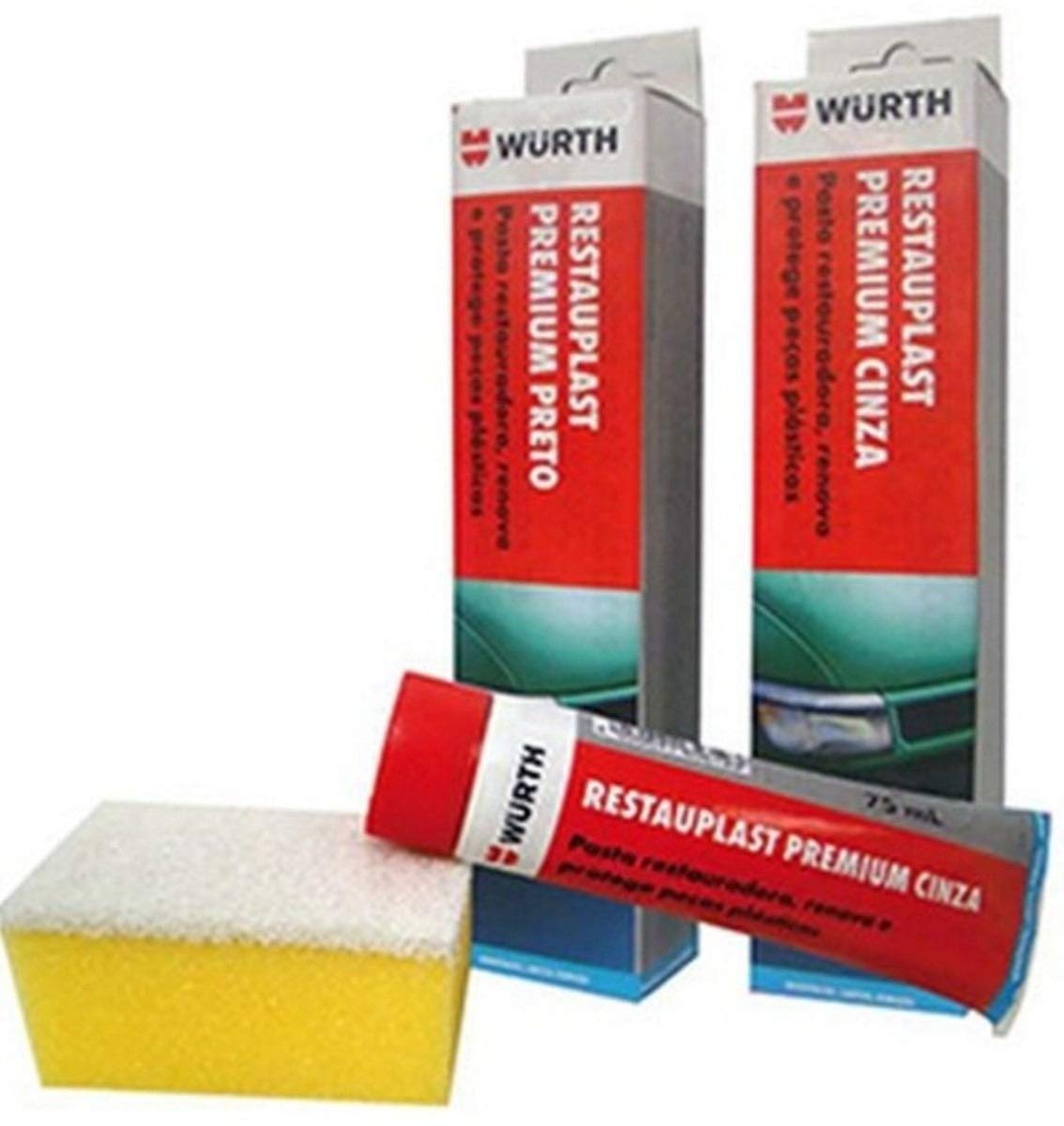  WURTH Tinte Restaurador para Plásticos PLAST-PT – Renovador de Paragolpes – Acabado Profesional – (gris)
| WURTH Tinte 